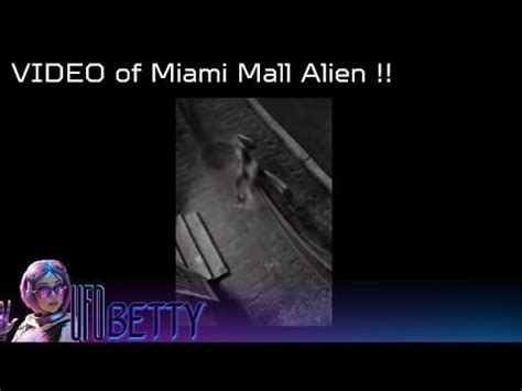 miami mall aliens|miami mall alien cctv.